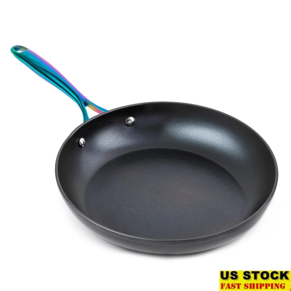 Non-Stick 12 Inch Fry Pan Heavy Duty Aluminum Ergonomic Handle Induction Safe Oven Safe Dishwasher Safe Versatile Cookware
Non-Stick 12 Inch Fry Pan Heavy Duty Aluminum Ergonomic Handle Induction Safe Oven Safe Dishwasher Safe Versatile Cookware