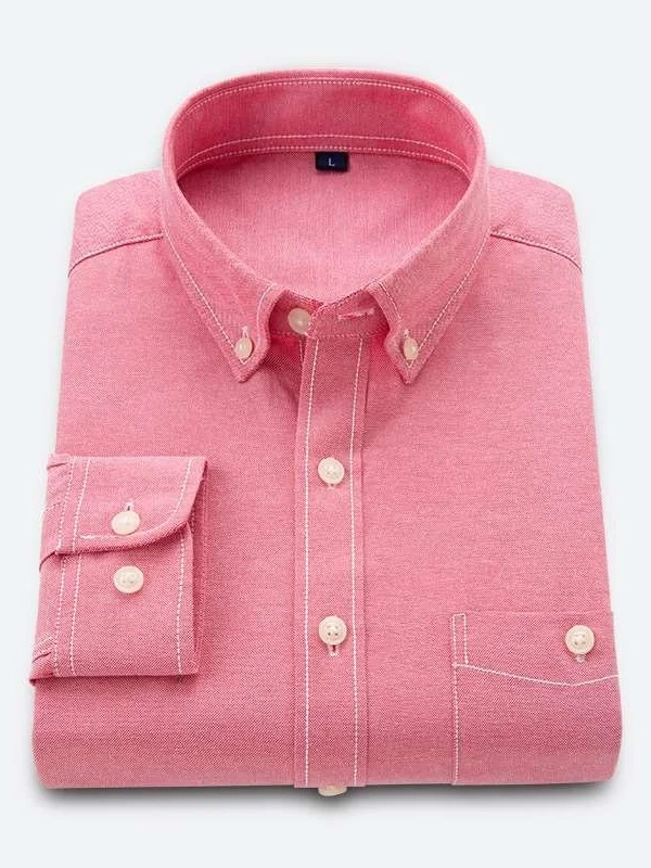 Men's Casual Fashion Ox Shirt Long Sleeve Thickened PU Leather Cleanfit Style Four Seasons Universal Inner Wear Pure Color
Men's Casual Fashion Ox Shirt Long Sleeve Thickened PU Leather Cleanfit Style Four Seasons Universal Inner Wear Pure Color