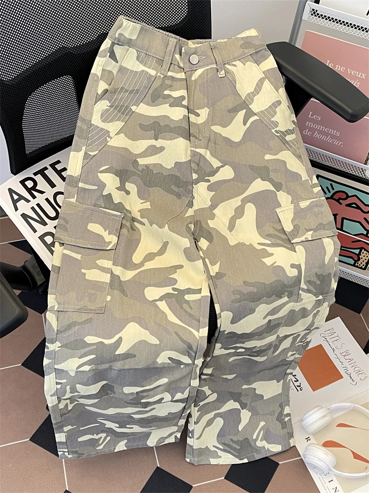 Light Yellow Camouflage Work Pants Men's Autumn Winter American Trendy High Street Straight Leg Wide Leg Jeans Casual Trousers
Light Yellow Camouflage Work Pants Men's Autumn Winter American Trendy High Street Straight Leg Wide Leg Jeans Casual Trousers