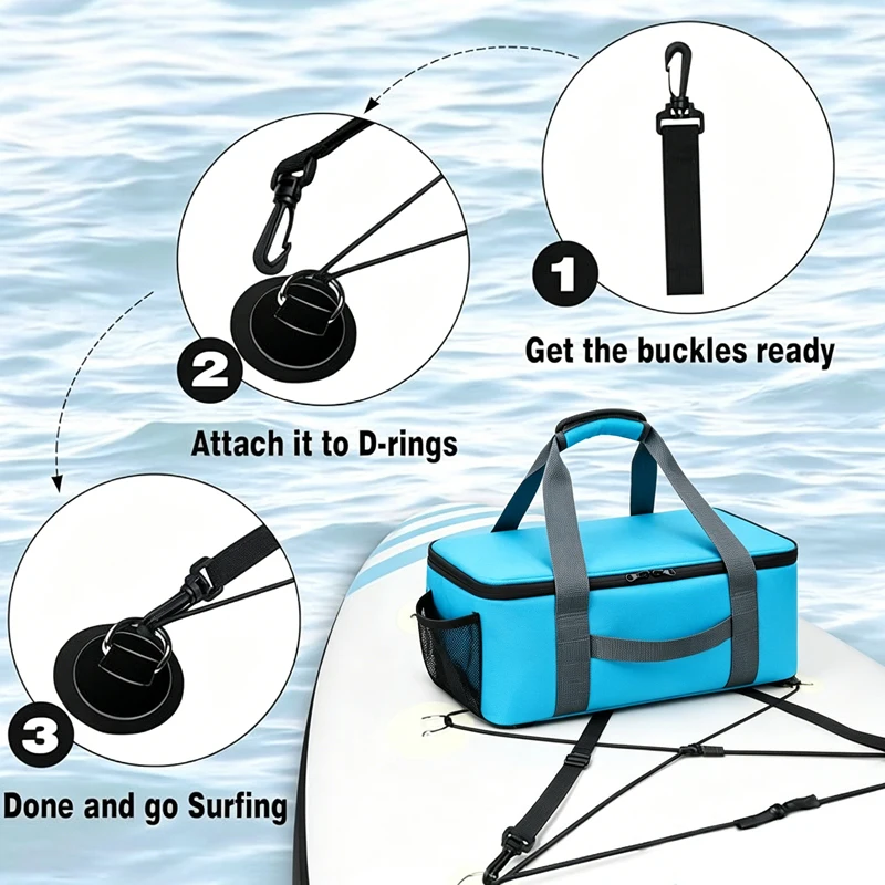 Paddle Board Cushion Portable Seat Portable Waterproof Cooling Bag with Mesh Top Pocket Inflatable Surfing Accessories Rowboard
Paddle Board Cushion Portable Seat Portable Waterproof Cooling Bag with Mesh Top Pocket Inflatable Surfing Accessories Rowboard