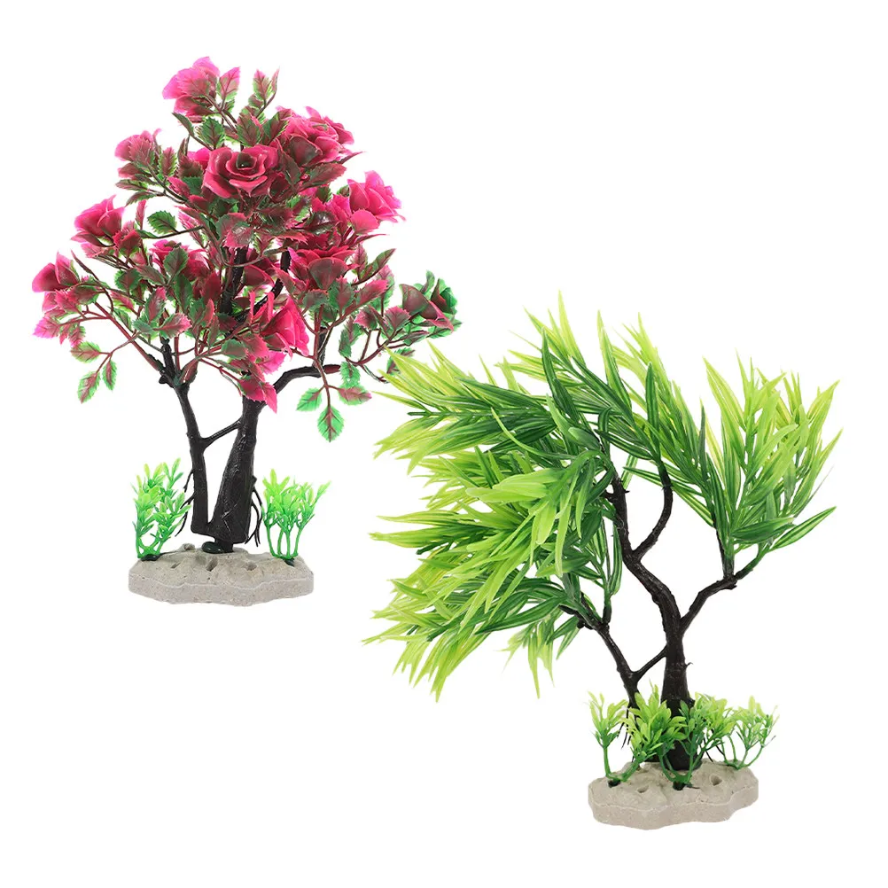 2PCS Artificial Aquarium Plants Realistic Fish Tank Decoration Green Aquatic Plant Accessories for Landscaping Aquarium Decor
2PCS Artificial Aquarium Plants Realistic Fish Tank Decoration Green Aquatic Plant Accessories for Landscaping Aquarium Decor