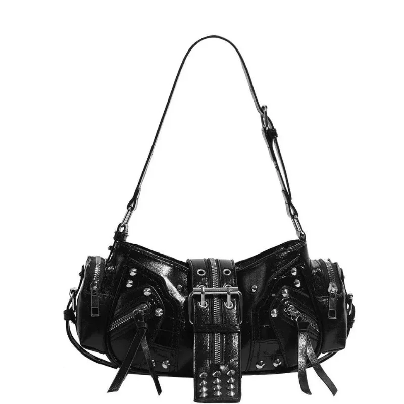 Niche High-grade Motorcycle Handbag Female Autumn and Winter New Sweet Cool Spice Girl Armpit Bag Out Authentic Commuter Handbag
Niche High-grade Motorcycle Handbag Female Autumn and Winter New Sweet Cool Spice Girl Armpit Bag Out Authentic Commuter Handbag