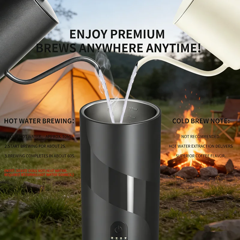{Best}20 BAR Portable Electric Coffee Maker 2 In 1 Coffee Grinder Travel Coffee Maker For Car And Home Camping Outdoor
{Best}20 BAR Portable Electric Coffee Maker 2 In 1 Coffee Grinder Travel Coffee Maker For Car And Home Camping Outdoor