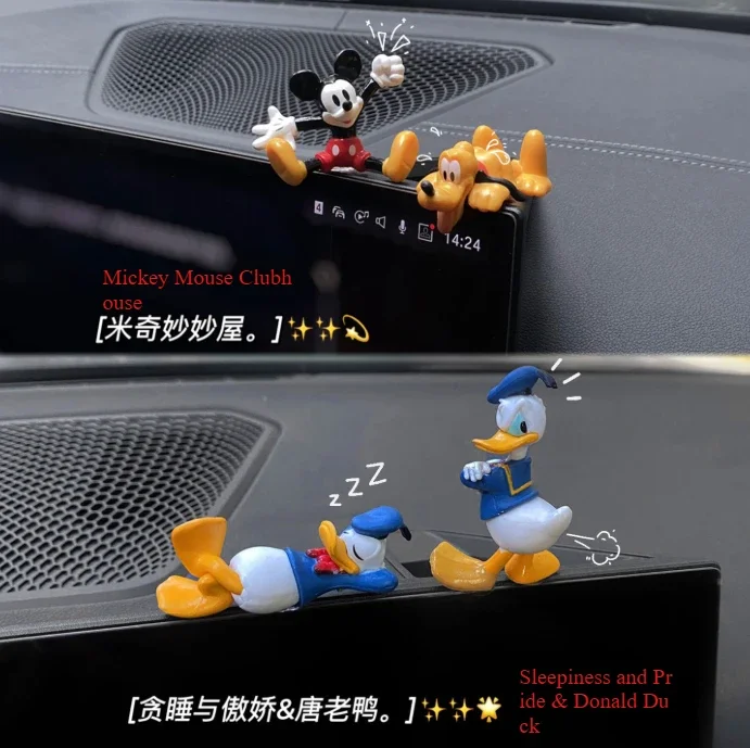 Cute Mickey and Donald Duck Car Ornaments Decorations | Healing In-Car Accessories |Dashboard & Monitor Mini Figurines for Women
Cute Mickey and Donald Duck Car Ornaments Decorations | Healing In-Car Accessories |Dashboard & Monitor Mini Figurines for Women