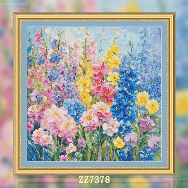 Spring Flowers 11CT 14CT 16CT Printed On Canvas Cross Stitch DIY Set Chinese Pattern Kit Home Needlework Embroidery 108 Colors
Spring Flowers 11CT 14CT 16CT Printed On Canvas Cross Stitch DIY Set Chinese Pattern Kit Home Needlework Embroidery 108 Colors