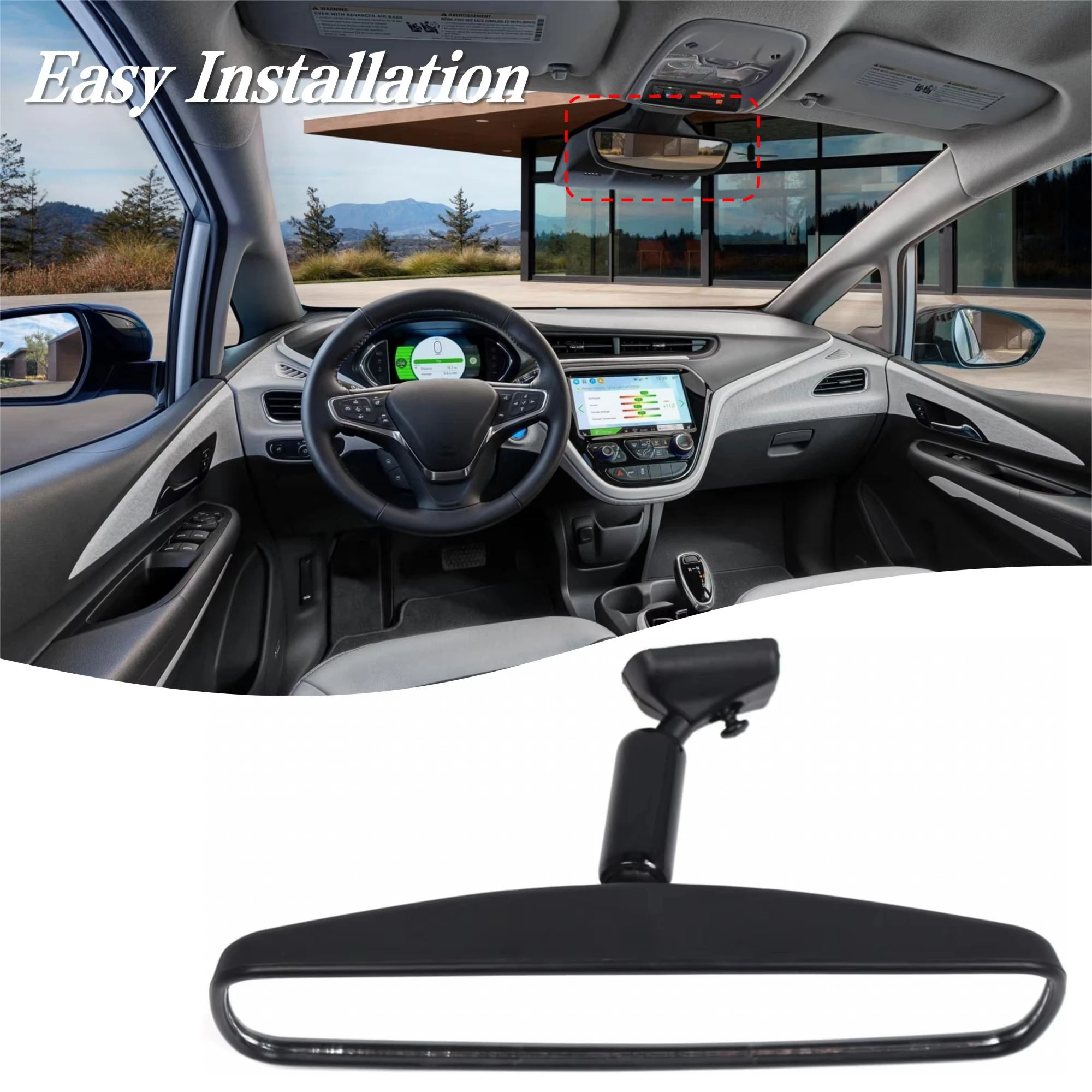 Interior Rear View Mirror for Chevrolet Cruze Buick Encore Cadillac Wide-angle Adjustable Replace 13503045 13585947
Interior Rear View Mirror for Chevrolet Cruze Buick Encore Cadillac Wide-angle Adjustable Replace 13503045 13585947