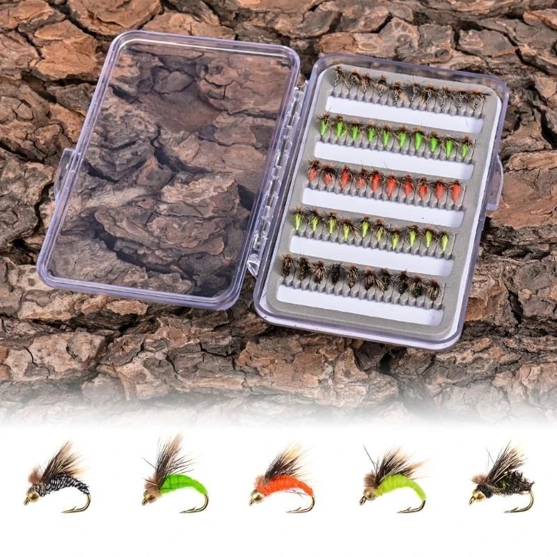 K0EF 50Pcs/Lot Insect Flies Lures Fishing Dry/Wet Flies Swimbaits Boat Topwater Lures
K0EF 50Pcs/Lot Insect Flies Lures Fishing Dry/Wet Flies Swimbaits Boat Topwater Lures