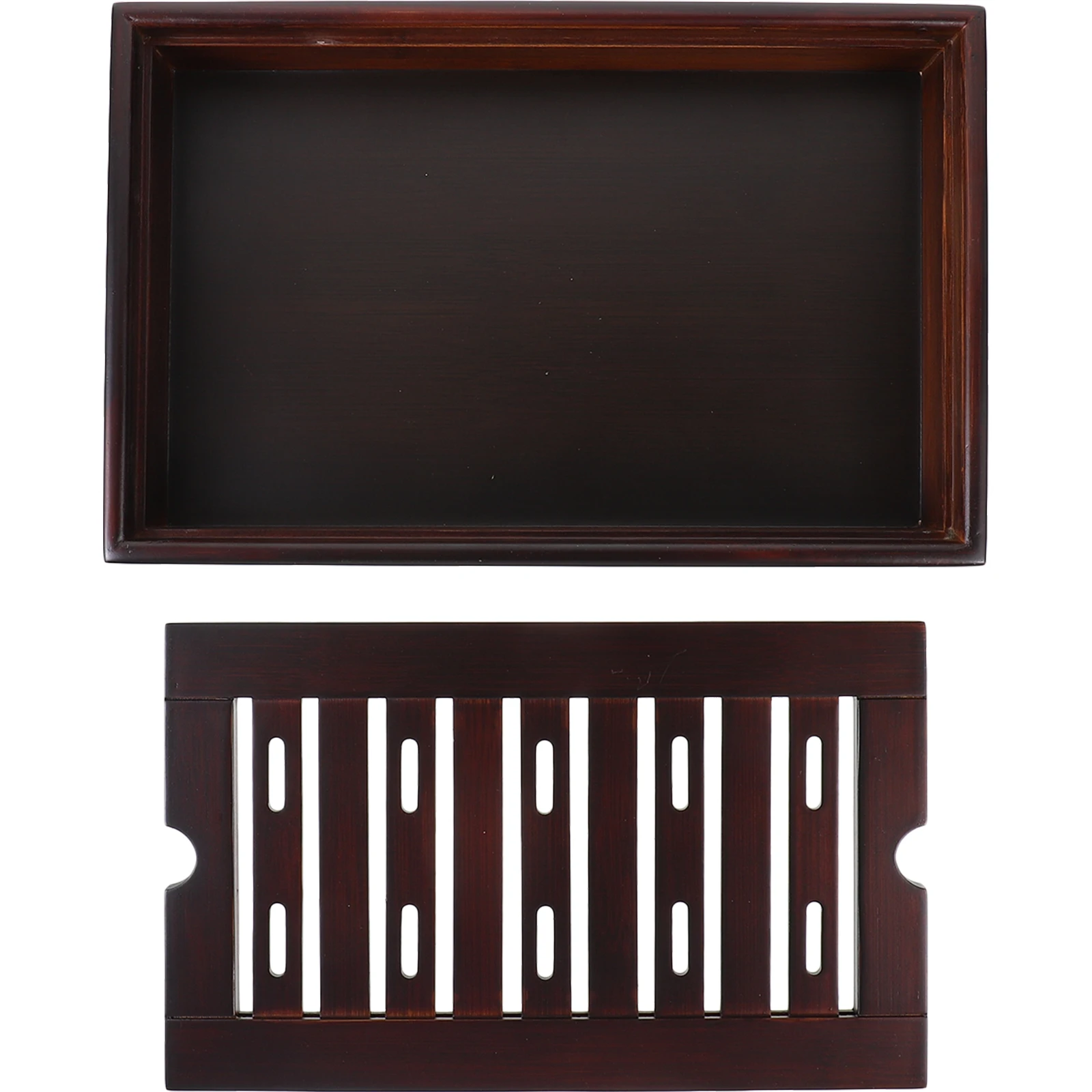 2pcs Bamboo Tea Tray Large Capacity Detachable Anti Clear Texture Rectangular Wood Storage for Tea Coffee Multiple Use
2pcs Bamboo Tea Tray Large Capacity Detachable Anti Clear Texture Rectangular Wood Storage for Tea Coffee Multiple Use