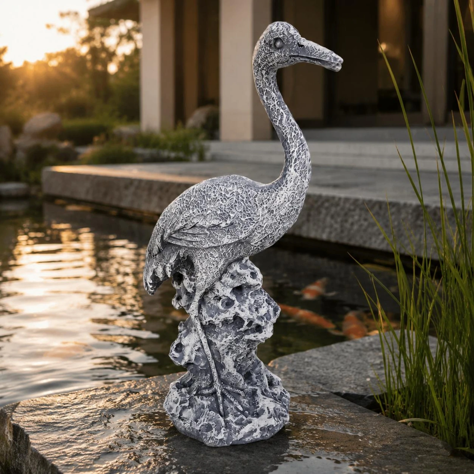 16 Pieces Crane Fishing Ornament Chinese Design Crane Statue Decorative Bird Statue Waterproof Garden Decor Gift Idea for Villa
16 Pieces Crane Fishing Ornament Chinese Design Crane Statue Decorative Bird Statue Waterproof Garden Decor Gift Idea for Villa