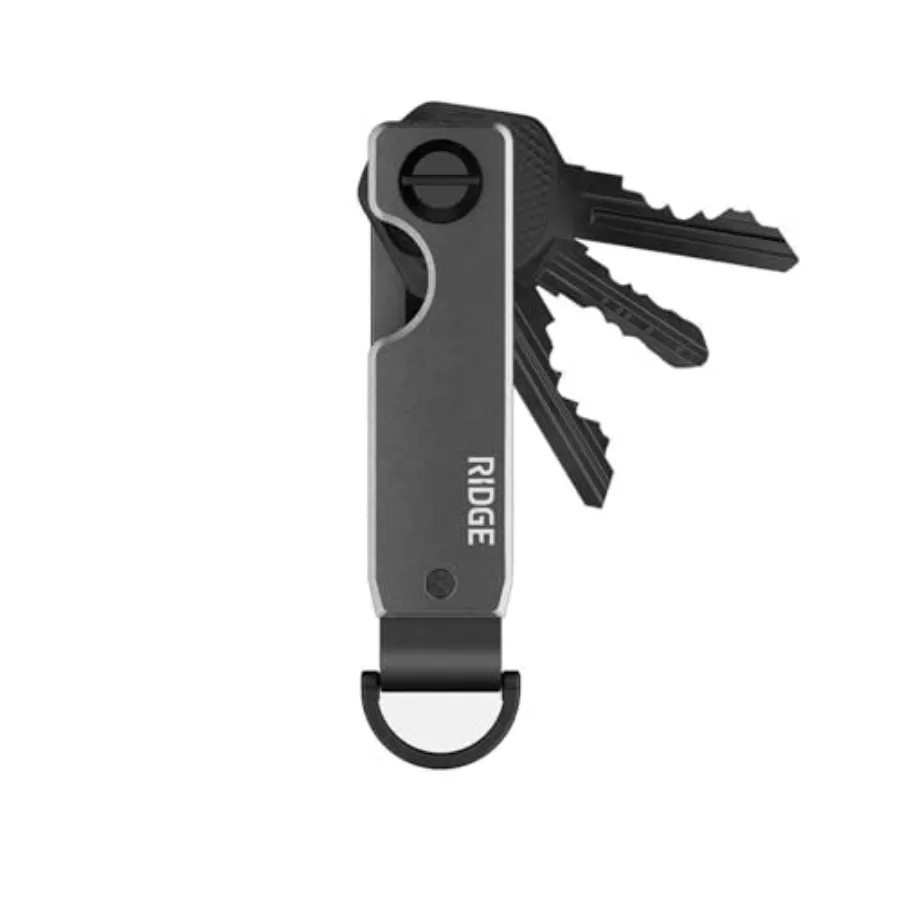 The Ridge Key Organizer - Compact Metallic Key Holder, Minimalist Innovative Keyholder, Smart Keychain Secures 2-6 Keys
The Ridge Key Organizer - Compact Metallic Key Holder, Minimalist Innovative Keyholder, Smart Keychain Secures 2-6 Keys