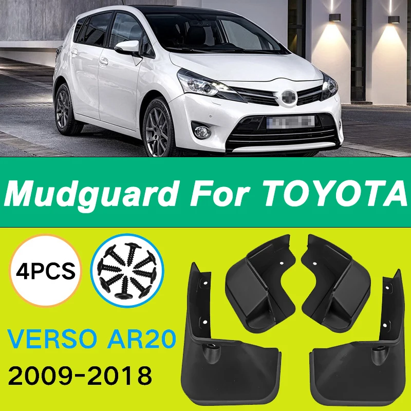 For TOYOTA Verso AR20 2009-2018 2010 Automotive Tire Mudguard Waterproof Prevent Mud Splashing Car Mud Flaps 4pcs Accessories
For TOYOTA Verso AR20 2009-2018 2010 Automotive Tire Mudguard Waterproof Prevent Mud Splashing Car Mud Flaps 4pcs Accessories