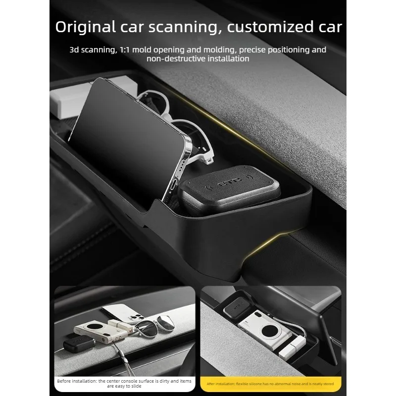 For Tesla Model Y 3 Car Dashboard Storage Box Silicone ETC Phone Mount Organizer for Center Console with 3W Compatibility
For Tesla Model Y 3 Car Dashboard Storage Box Silicone ETC Phone Mount Organizer for Center Console with 3W Compatibility