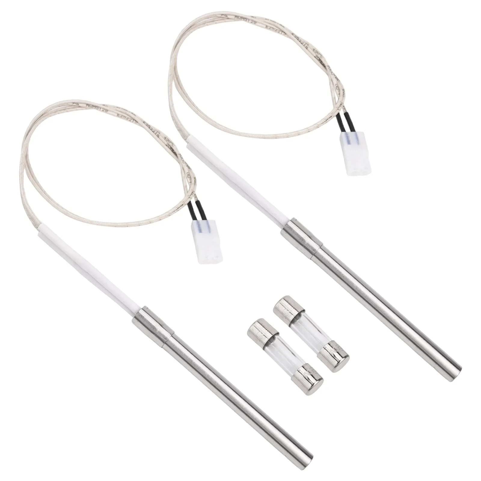 2 Pack Hot Rod Ignitor Kit for Wood Pellet Grill Replacement Parts Includes Fuses for Traeger and Other Compatible Models
2 Pack Hot Rod Ignitor Kit for Wood Pellet Grill Replacement Parts Includes Fuses for Traeger and Other Compatible Models