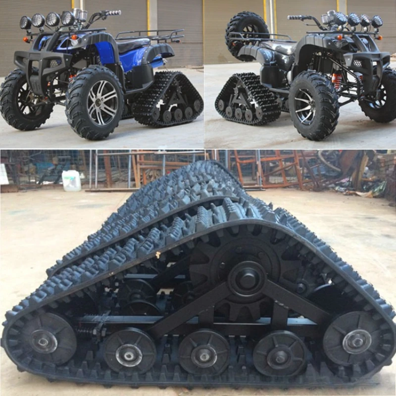 Snow track modified ATV four-wheel off-road motorcycle UTV sleigh car accessories non-slip track wheels
Snow track modified ATV four-wheel off-road motorcycle UTV sleigh car accessories non-slip track wheels
