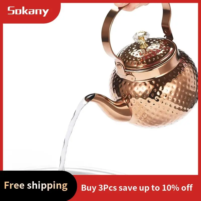 A59E-Stainless Steel Teapot With Infuser 1.2 L,Kettle Teapot With Removable Filter-For Filtering Tea Or Other Teas Durable Bronz
A59E-Stainless Steel Teapot With Infuser 1.2 L,Kettle Teapot With Removable Filter-For Filtering Tea Or Other Teas Durable Bronz