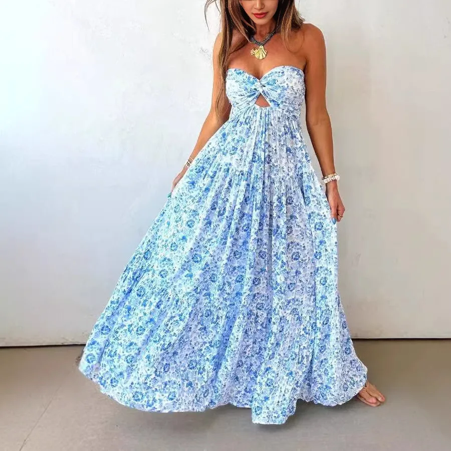 Fashion Print Patchwork Long Dresses Summer New Sexy Strapless Backless Sleeveless Dress 2026 Female Vacation Chic Maxi Dress
Fashion Print Patchwork Long Dresses Summer New Sexy Strapless Backless Sleeveless Dress 2026 Female Vacation Chic Maxi Dress