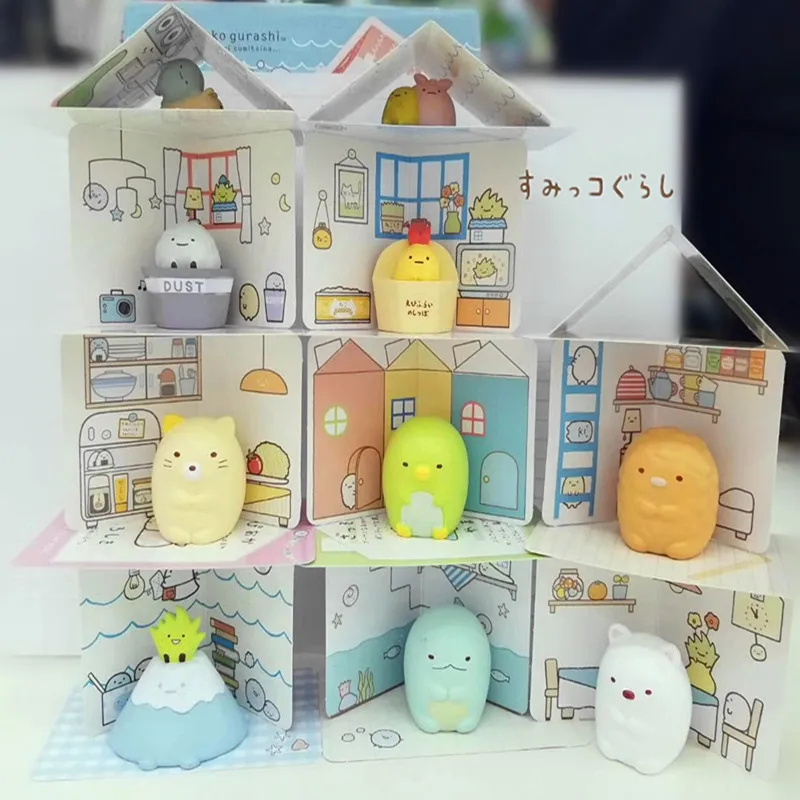 Sumikkogurashis слепая коробка игрушки милые аниме фигурки бумажный дом серия куклы подарки модель игрушки коллекция украшений
Sumikkogurashis слепая коробка игрушки милые аниме фигурки бумажный дом серия куклы подарки модель игрушки коллекция украшений