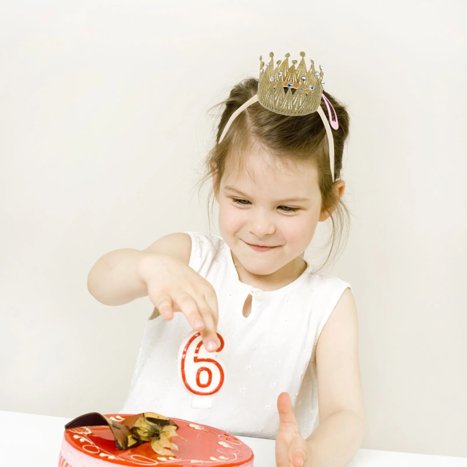 Crown Hair Accessories Kids Princess Style Birthday Party Cloth Ribbon Golden Color Decorated Toddler Girls
Crown Hair Accessories Kids Princess Style Birthday Party Cloth Ribbon Golden Color Decorated Toddler Girls