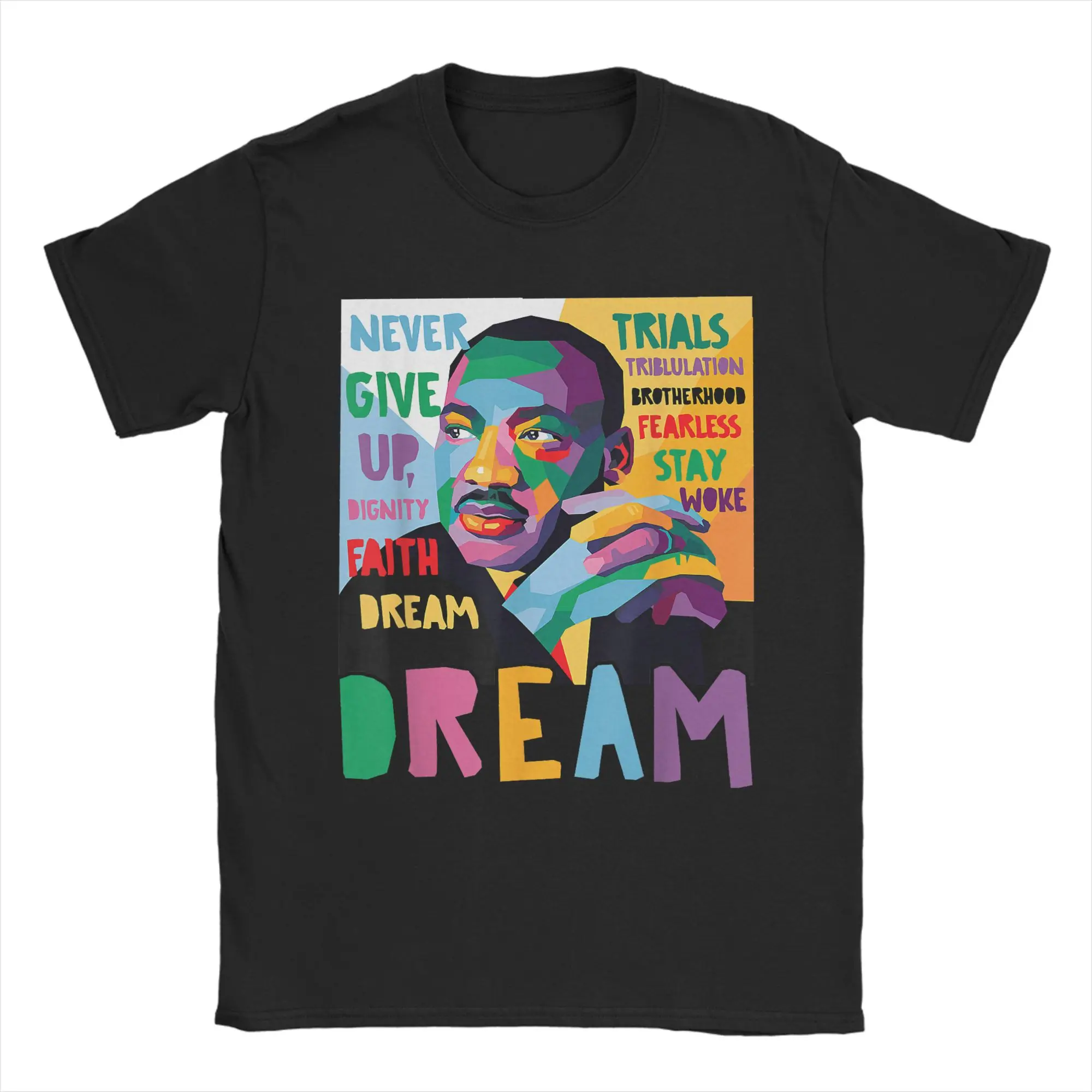 Black History Month Martin Have Dream Luther King Day Cotton T-Shirt Man Summer Street Style T Shirts O-Neck Tee Shirt Plus Size
Black History Month Martin Have Dream Luther King Day Cotton T-Shirt Man Summer Street Style T Shirts O-Neck Tee Shirt Plus Size