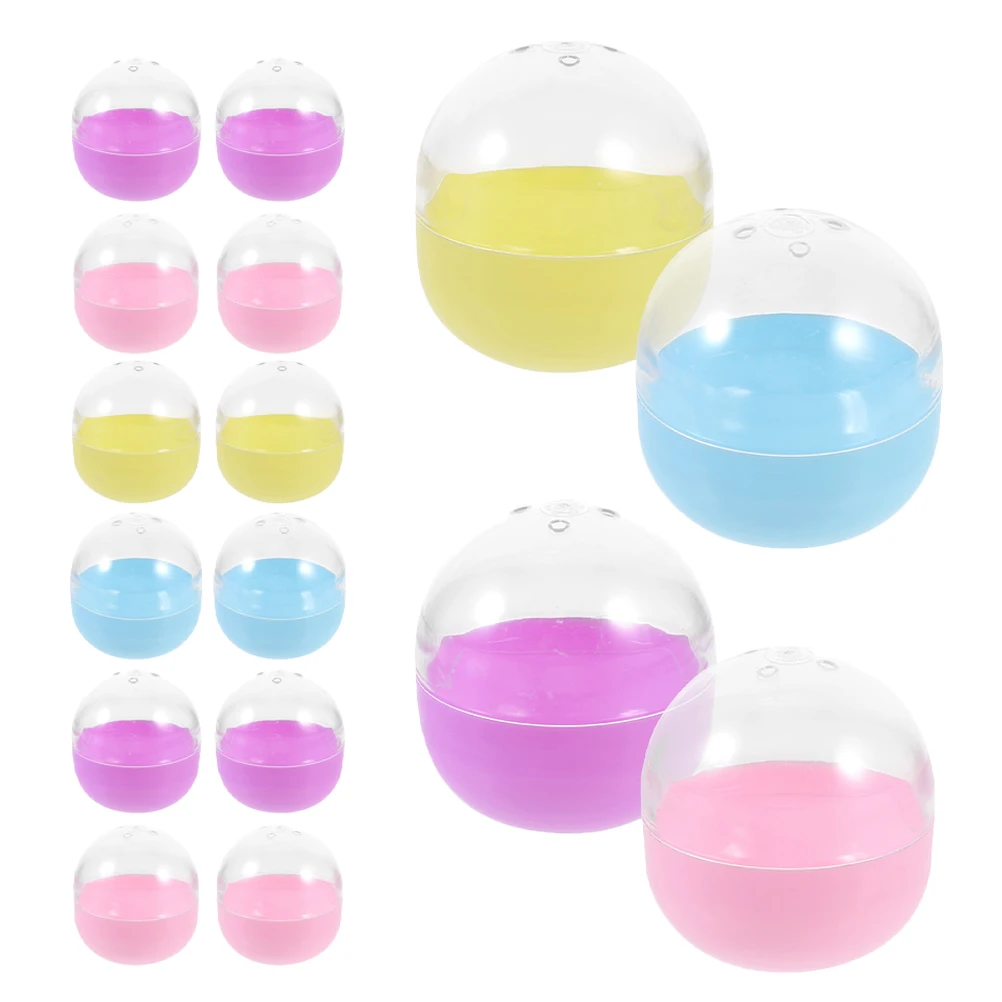 25 Pcs Shell Colored Round Capsules Toy Ball Empty Plastic Containers for Vending Machine Gumball Child
25 Pcs Shell Colored Round Capsules Toy Ball Empty Plastic Containers for Vending Machine Gumball Child