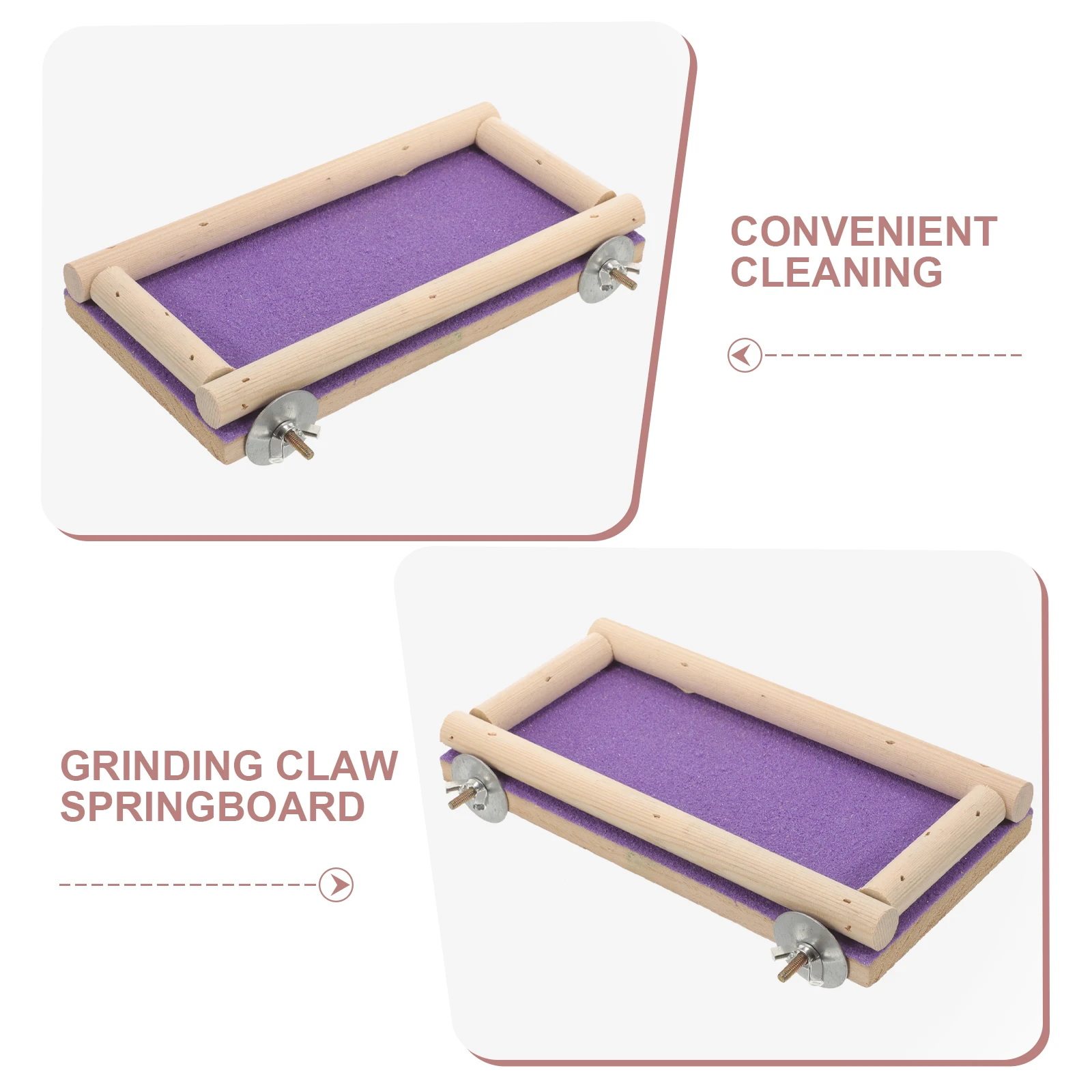 Wooden Platform Hamster Exercise Toy Parrot Cage Bird Perch Cockatiel Playground Medium Birds Purple Claw Grinding
Wooden Platform Hamster Exercise Toy Parrot Cage Bird Perch Cockatiel Playground Medium Birds Purple Claw Grinding