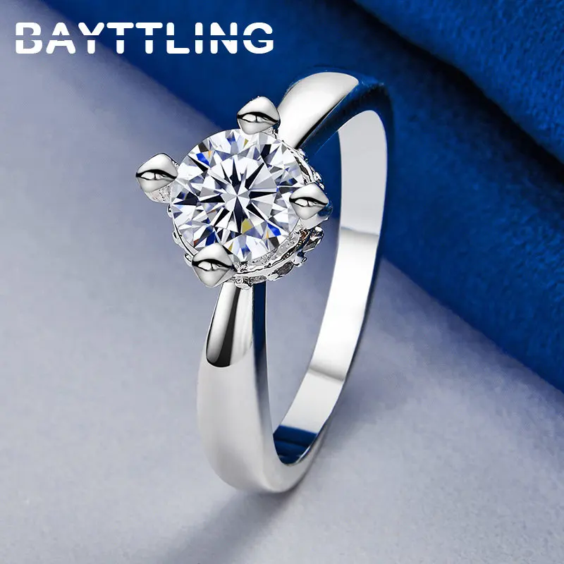 New S925 Sterling Silver Ring 8# Luxury Large Zircon Ring For Women Charm Wedding Gift Fashion Jewelry Accessories
New S925 Sterling Silver Ring 8# Luxury Large Zircon Ring For Women Charm Wedding Gift Fashion Jewelry Accessories