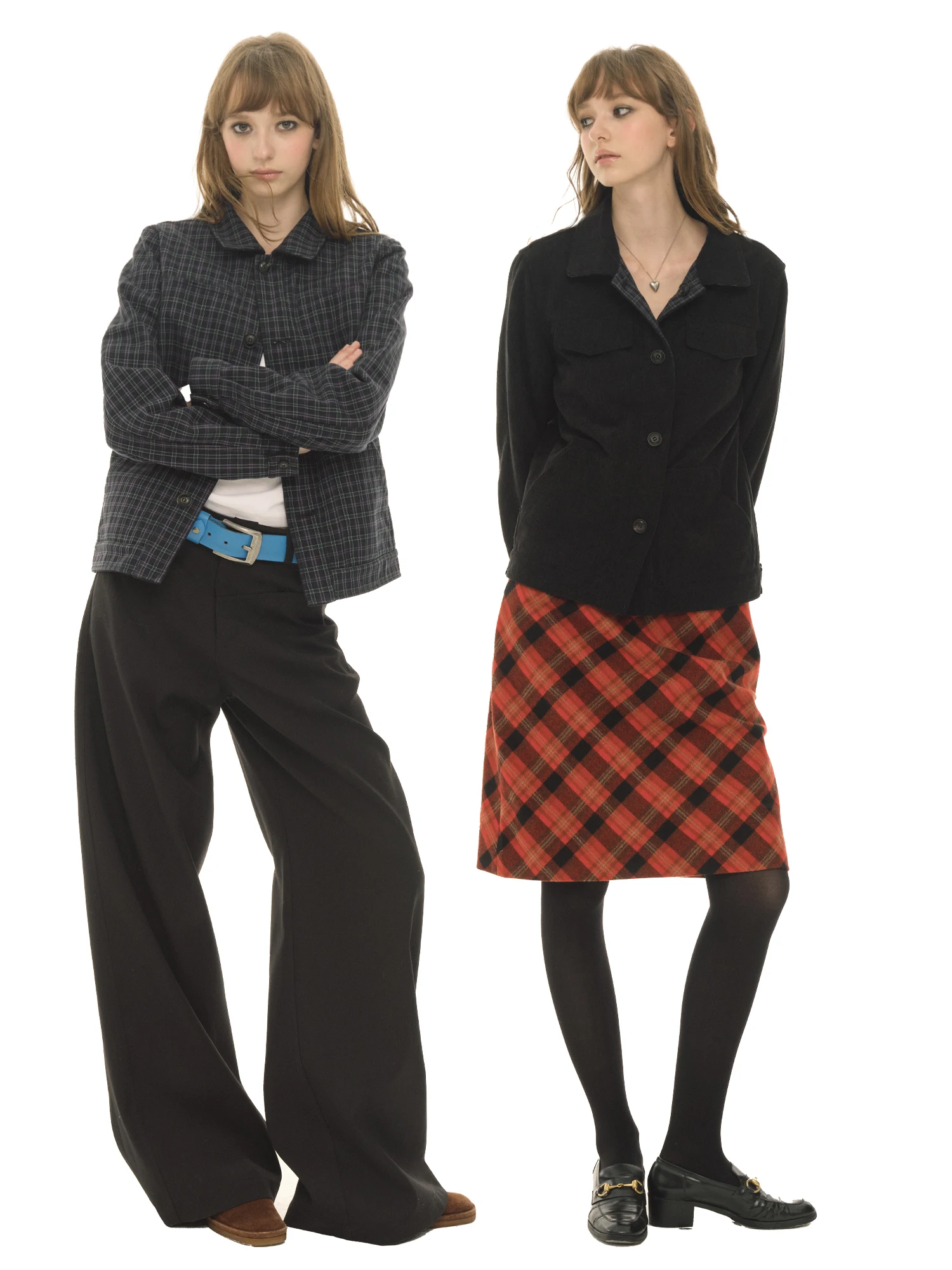 UNRETRO Retro Corduroy Women's Jaet Spring Autumn Plaid ort Coat Double-Sided Wear Small Size Ladies Faion Polyester Fiber
UNRETRO Retro Corduroy Women's Jaet Spring Autumn Plaid ort Coat Double-Sided Wear Small Size Ladies Faion Polyester Fiber