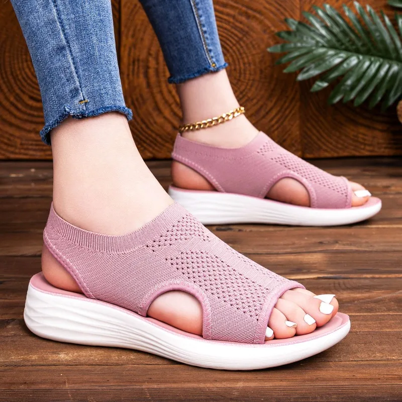 Women's Casual Beach Sandals Open Toe Breathable Slingback Flat Hollow Out Roman Shoes Summer Lightweight
Women's Casual Beach Sandals Open Toe Breathable Slingback Flat Hollow Out Roman Shoes Summer Lightweight