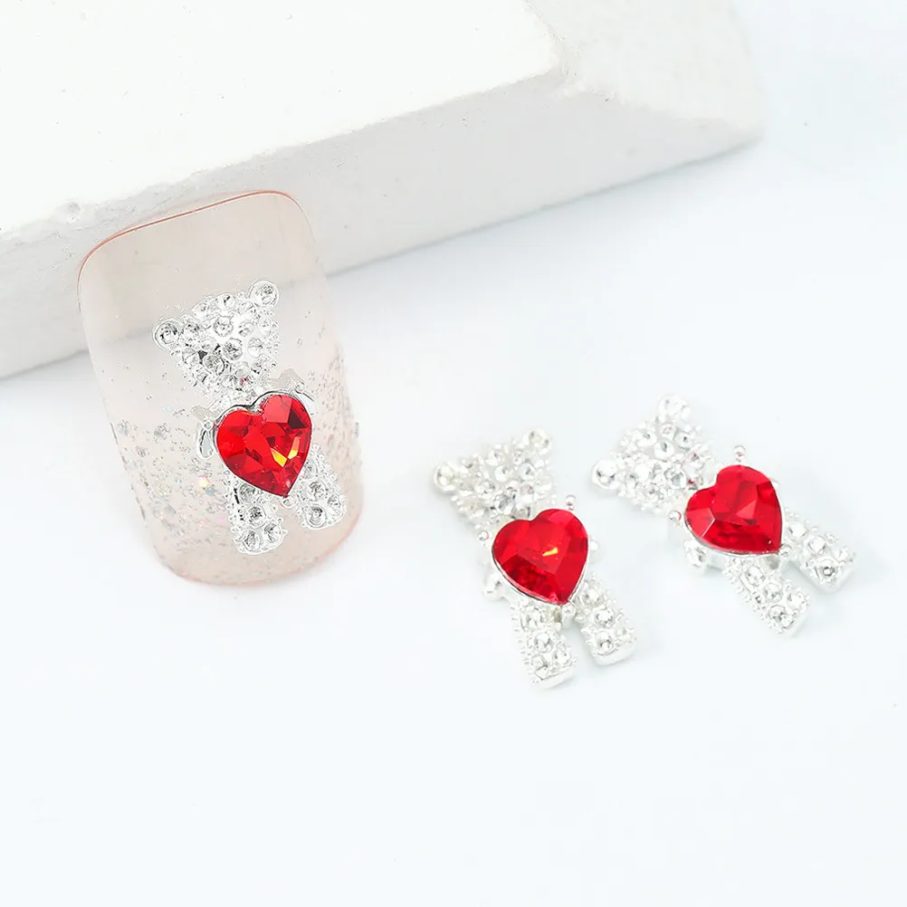 20 шт. 3D-украшений для ногтей в виде медведей, блестящие стразы, дизайн в виде сердца, маникюрные украшения для натуральных и искусственных ногтей, DIY декор для ногтей
20 шт. 3D-украшений для ногтей в виде медведей, блестящие стразы, дизайн в виде сердца, маникюрные украшения для натуральных и искусственных ногтей, DIY декор для ногтей