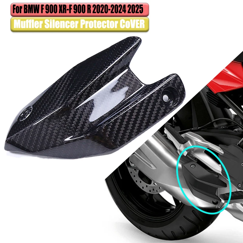 For BMW F 900 XR-F 900 R 2020-2024 2025 100% Full Carbon Fiber Muffler Silencer Protector Cover Fairing Motorcycle Accessories
For BMW F 900 XR-F 900 R 2020-2024 2025 100% Full Carbon Fiber Muffler Silencer Protector Cover Fairing Motorcycle Accessories