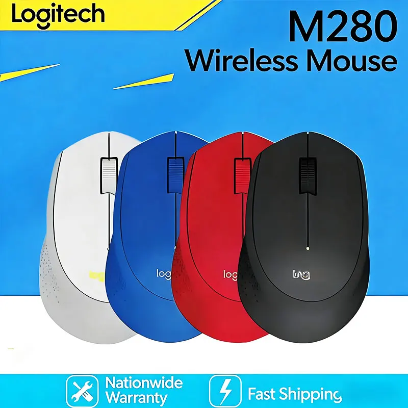 Logitech M280 Wireless Mouse: USB Receiver, Durable Battery, Ideal for Office, Home, Computer & Gaming Use
Logitech M280 Wireless Mouse: USB Receiver, Durable Battery, Ideal for Office, Home, Computer & Gaming Use