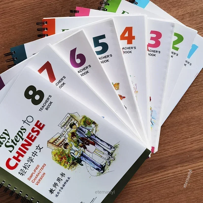 1-8 Textbooks + teachers' books +12345 workbooks (all 21 volumes)Easy Steps to Chinese for foreigners to learn Chinese DIFUYA
1-8 Textbooks + teachers' books +12345 workbooks (all 21 volumes)Easy Steps to Chinese for foreigners to learn Chinese DIFUYA