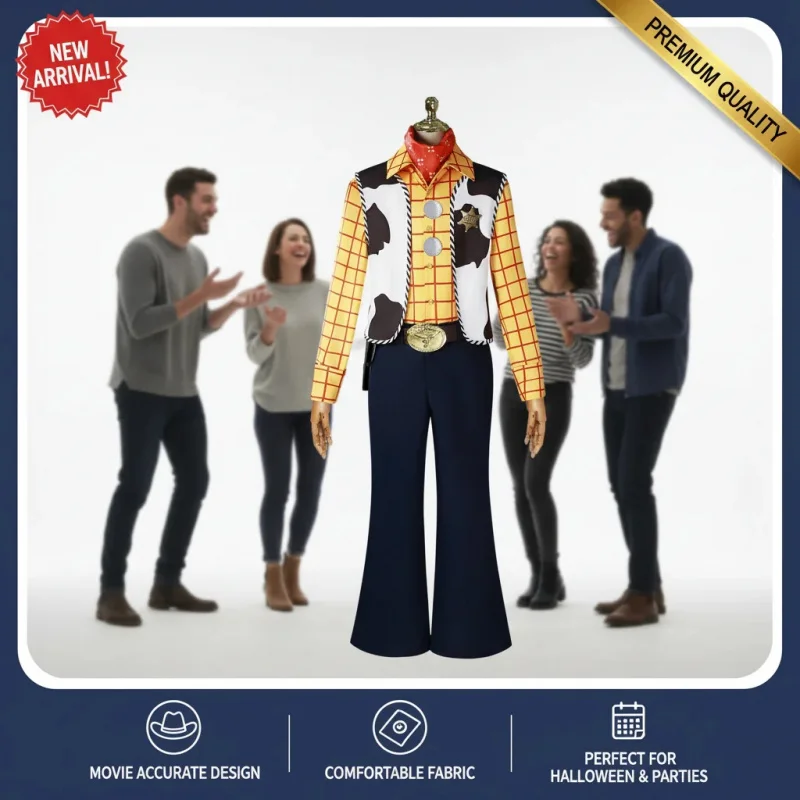 ☎TDA Cosplay Cowboy Suit Woody Jessie Costume Halloween Party Cosplay Outfit for Adult Unisex☎
☎TDA Cosplay Cowboy Suit Woody Jessie Costume Halloween Party Cosplay Outfit for Adult Unisex☎