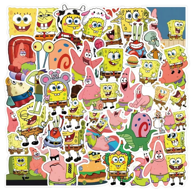 kawaii 55 Cartoon Pai Big Star SpongeBob SquarePants Stickers Decorative Handbooks Stationery Cups Computer Waterproof Stickers
kawaii 55 Cartoon Pai Big Star SpongeBob SquarePants Stickers Decorative Handbooks Stationery Cups Computer Waterproof Stickers