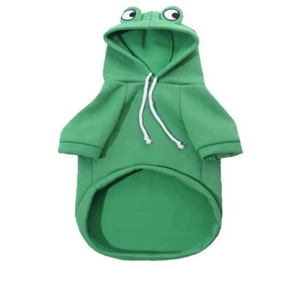 Funny Warm Pet Hooded Sweatshirt Cartoon Soft Frog Shape Dog Coats Breathable Cute Pet Clothes Autumn
Funny Warm Pet Hooded Sweatshirt Cartoon Soft Frog Shape Dog Coats Breathable Cute Pet Clothes Autumn