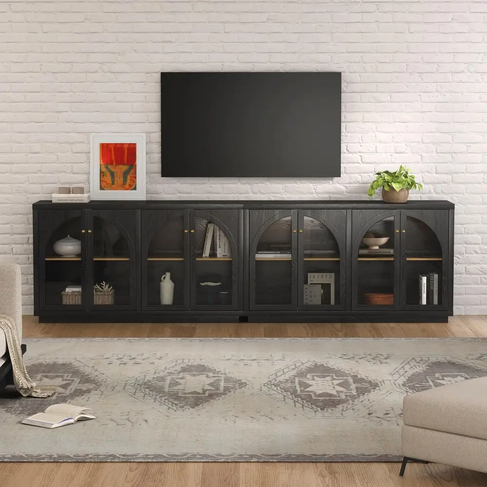 Storage Cabinet with 4 Doors Set of 2, Modern Accent Sideboard Buffet with Adjustable Shelves Acrylic Door, Boho Display Cabine
Storage Cabinet with 4 Doors Set of 2, Modern Accent Sideboard Buffet with Adjustable Shelves Acrylic Door, Boho Display Cabine