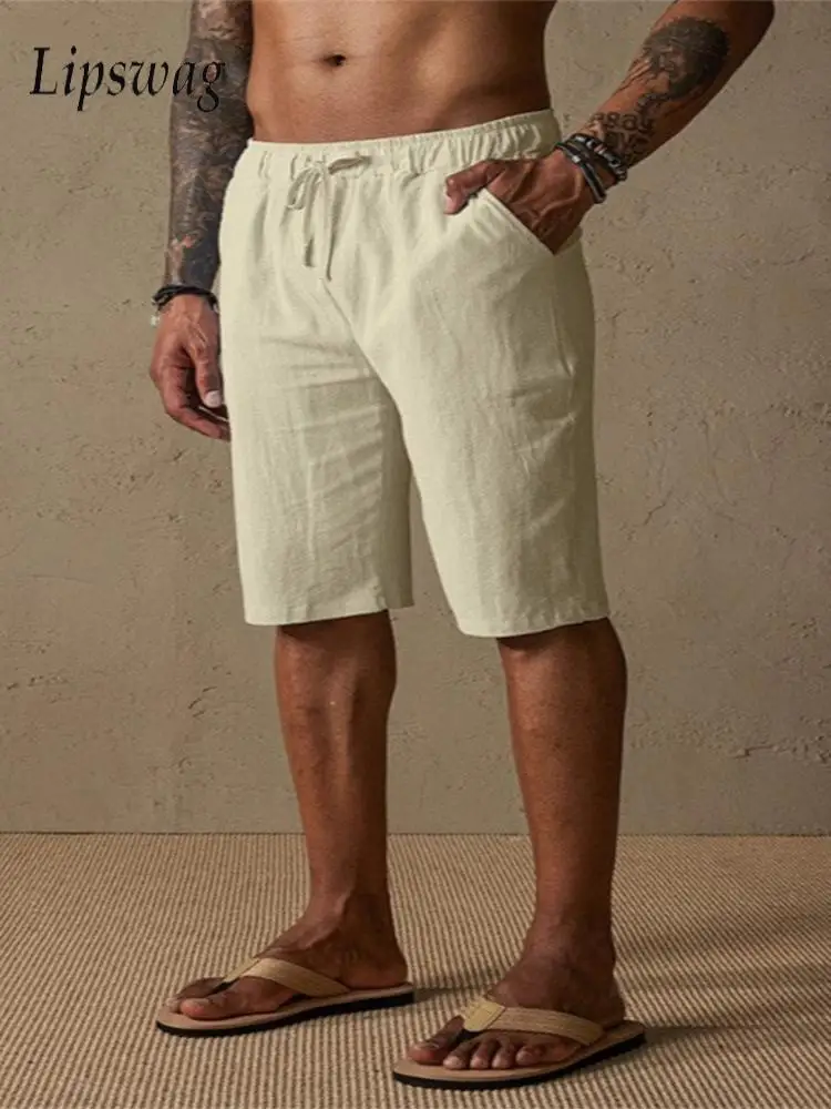 Daily Casual Mens Loose Linen Shorts Vintage Drawstring Straight Shorts Men Spring Summer Leisure Solid Color Breathable Shorts
Daily Casual Mens Loose Linen Shorts Vintage Drawstring Straight Shorts Men Spring Summer Leisure Solid Color Breathable Shorts