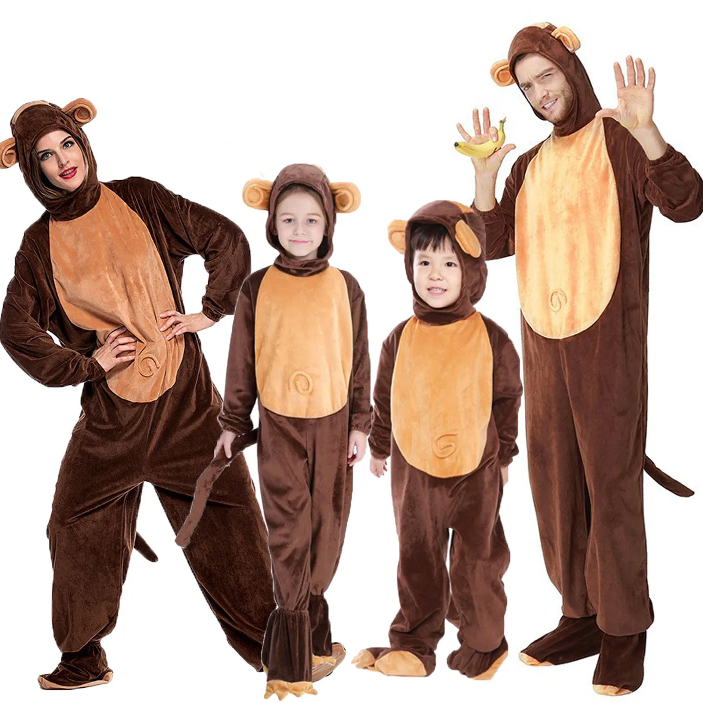 Monkey Performance Costume Halloween Animal Male Female Kindergarten Stage Party Outfit Children's Theatre Play Dress up
Monkey Performance Costume Halloween Animal Male Female Kindergarten Stage Party Outfit Children's Theatre Play Dress up