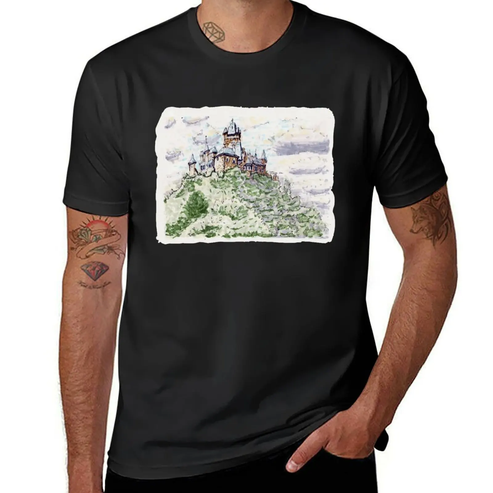 Cochem Castle T-Shirt vintage clothes Funny t-shirt croswit shirt man anime figures anime shirts men
Cochem Castle T-Shirt vintage clothes Funny t-shirt croswit shirt man anime figures anime shirts men