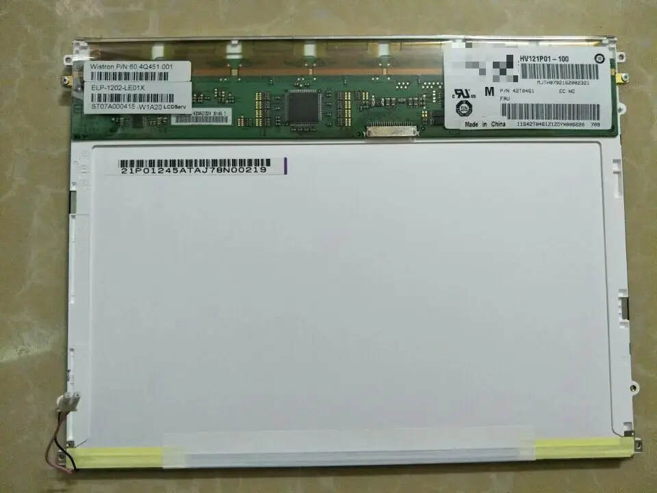 HV121P01-100 for IBMX60 X61T X60T AFFS full viewing angle IPS high score 1440 * 1050 screen
HV121P01-100 for IBMX60 X61T X60T AFFS full viewing angle IPS high score 1440 * 1050 screen
