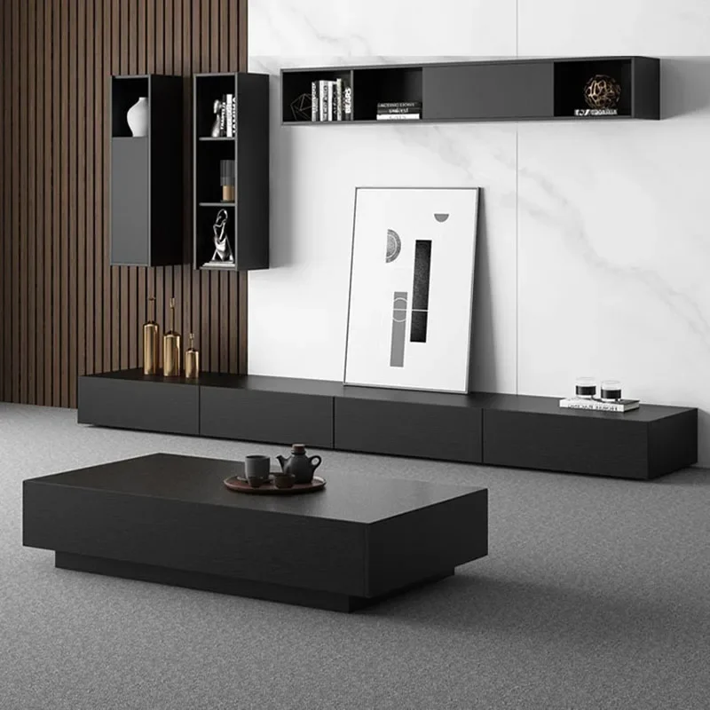 Luxury Drawer Simple Tv Stand Detals Design Black Universal European Living Room Tv Table Large Salon Room Furniture
Luxury Drawer Simple Tv Stand Detals Design Black Universal European Living Room Tv Table Large Salon Room Furniture