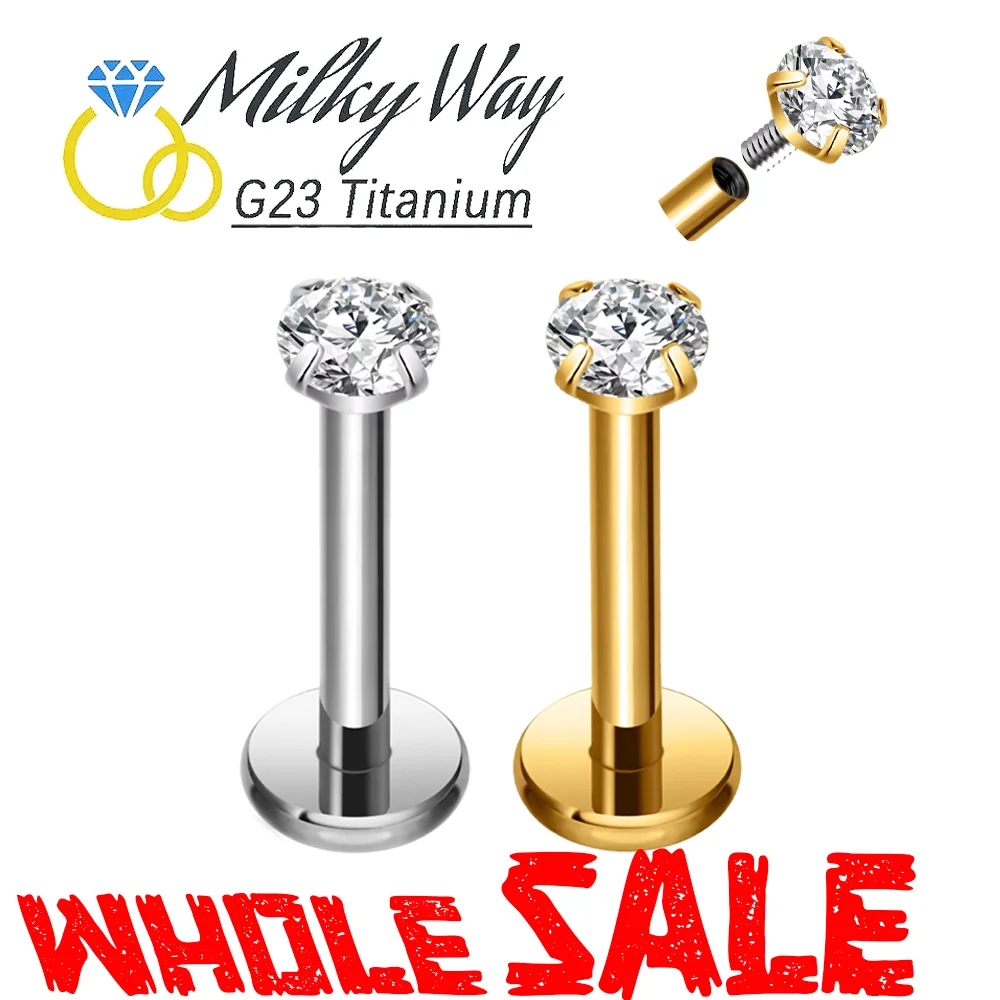 10/50pcs G23 Titanium Four-Claw Earrings Sexy Nose Studs 16G Internally Thread Labret Ear Cartilage Piercing Jewelry Wholesale
10/50pcs G23 Titanium Four-Claw Earrings Sexy Nose Studs 16G Internally Thread Labret Ear Cartilage Piercing Jewelry Wholesale