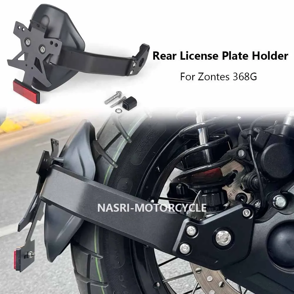 Rear Wheel Fender Mudguard License Plate Holder Kits Black Motorcycle Accessories For ZONTES Shengshi 368G 368g 368 G
Rear Wheel Fender Mudguard License Plate Holder Kits Black Motorcycle Accessories For ZONTES Shengshi 368G 368g 368 G