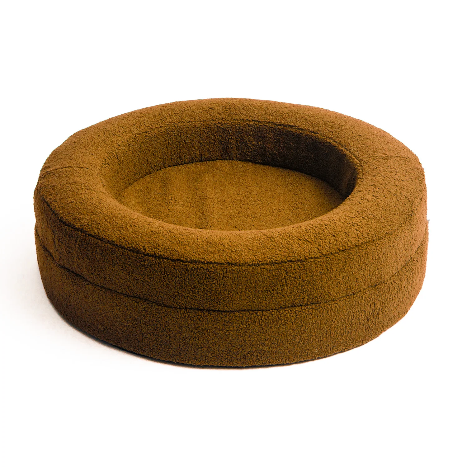 Customizable Logo Luxury Round Memory Foam Dog Bed - Waterproof Washable XL Curl Design with Soft Bolster Support, Bouclé Fabric
Customizable Logo Luxury Round Memory Foam Dog Bed - Waterproof Washable XL Curl Design with Soft Bolster Support, Bouclé Fabric