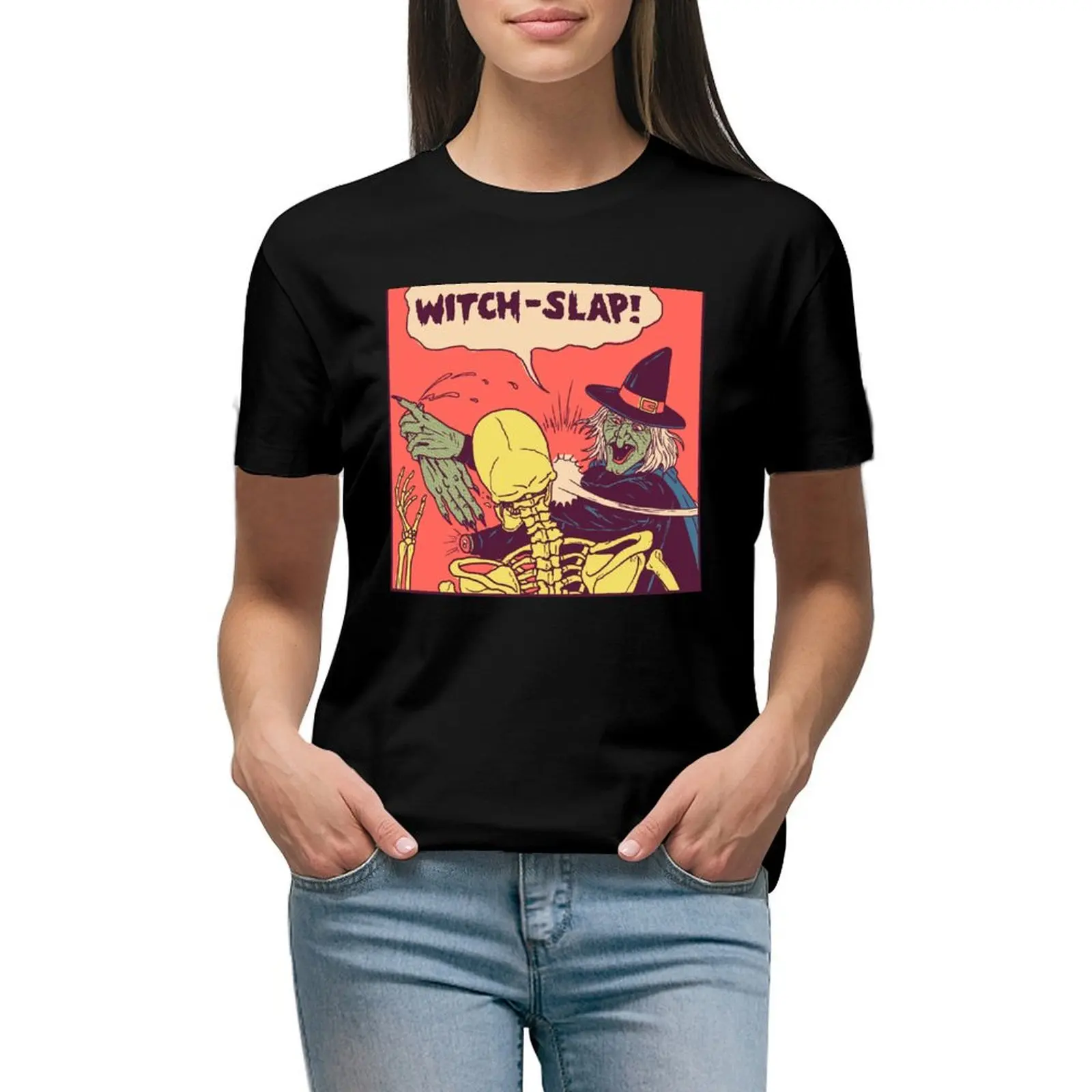 Witch-Slap T-Shirt plus sizes quick drying vintage clothes hippie clothes t-shirts for Women graphic tees
Witch-Slap T-Shirt plus sizes quick drying vintage clothes hippie clothes t-shirts for Women graphic tees