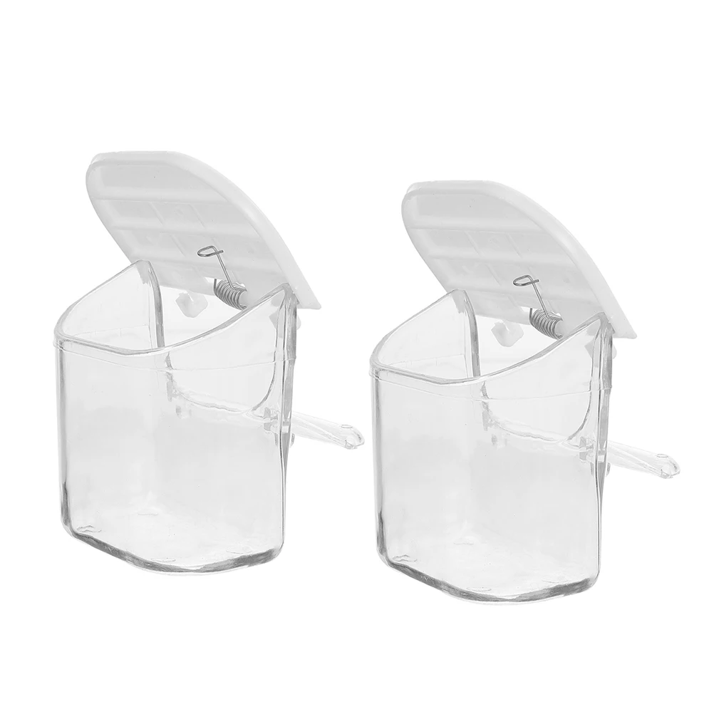 2pcs Feeding Dishes Spillproof Design Spring Clip Attachment Food Water Holder For Parrots Finches Pigeons Abs Material Easy
2pcs Feeding Dishes Spillproof Design Spring Clip Attachment Food Water Holder For Parrots Finches Pigeons Abs Material Easy