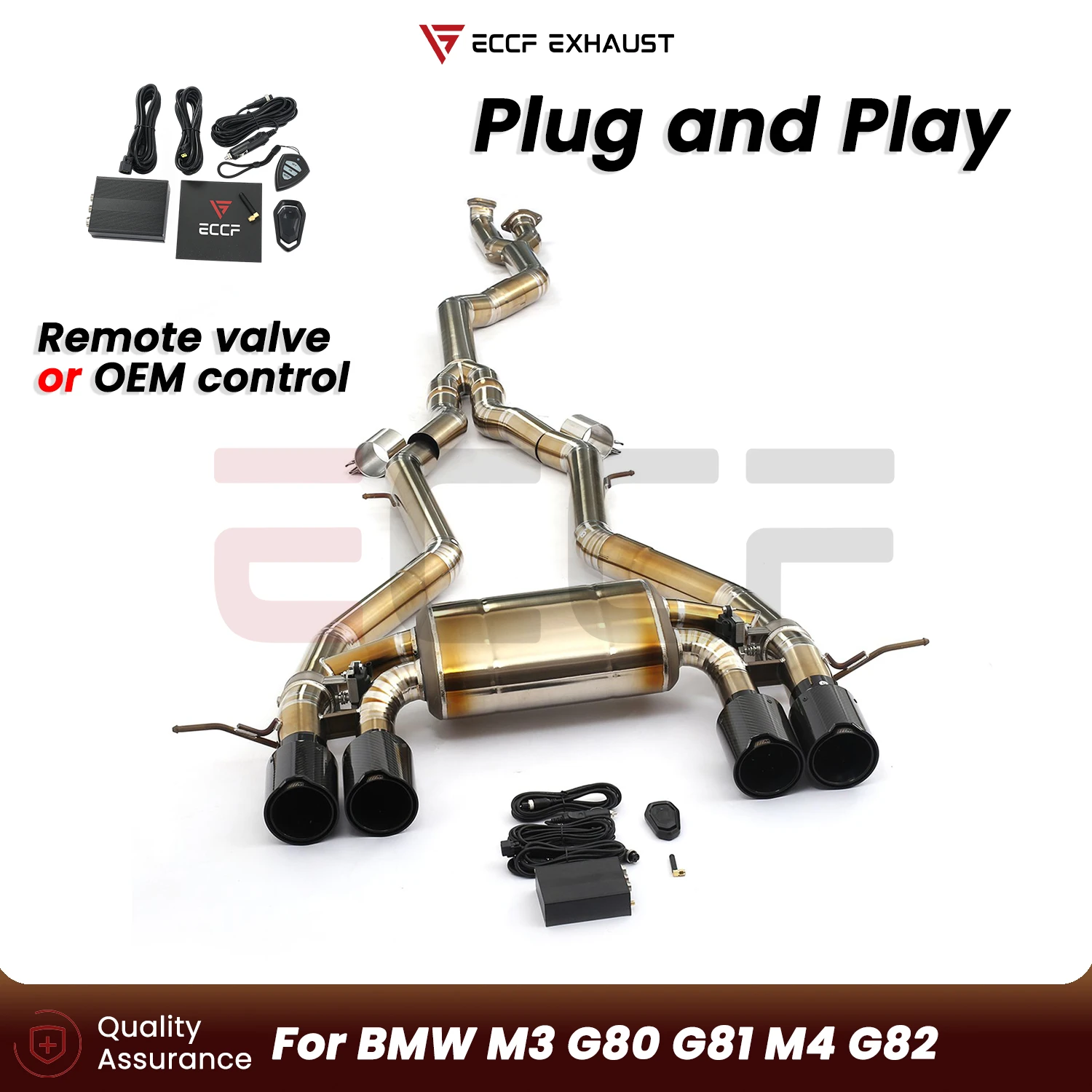 Aggressive Exhaust Sound Titanium Catback Exhaust System For BMW M3 G80 G81 M4 G82 Plug and Play Performance Upgrade
Aggressive Exhaust Sound Titanium Catback Exhaust System For BMW M3 G80 G81 M4 G82 Plug and Play Performance Upgrade