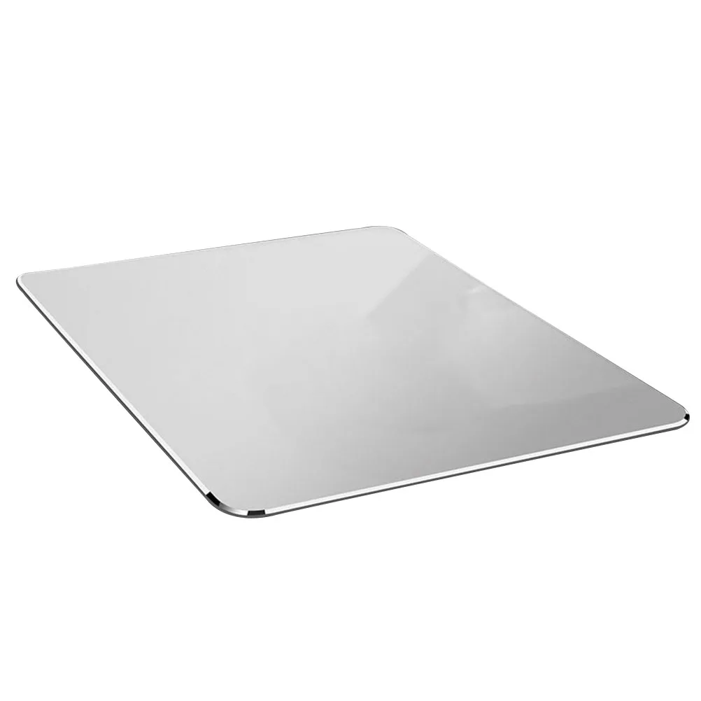 Metal Mouse Pad 20x17x0.25cm Aluminum Alloy Double Side Non Slip Gaming Mat Silver Desk Protection Scratch Resistant Liquid
Metal Mouse Pad 20x17x0.25cm Aluminum Alloy Double Side Non Slip Gaming Mat Silver Desk Protection Scratch Resistant Liquid