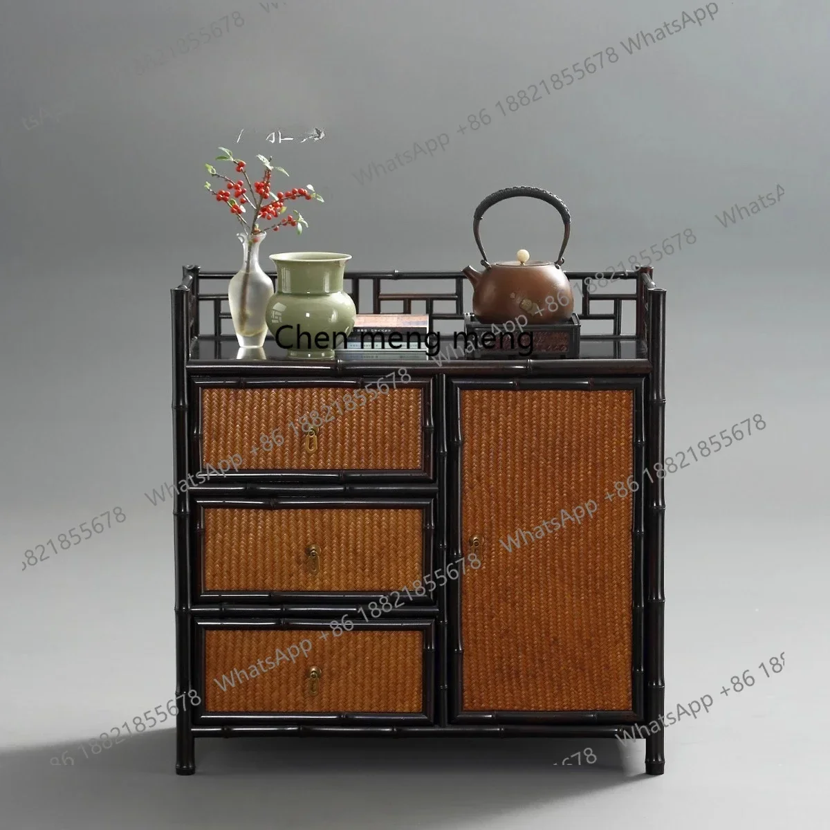 Tea cabinet rack tea set Pu'er tea storage display Bogu rack can hold bucketsJJ
Tea cabinet rack tea set Pu'er tea storage display Bogu rack can hold bucketsJJ