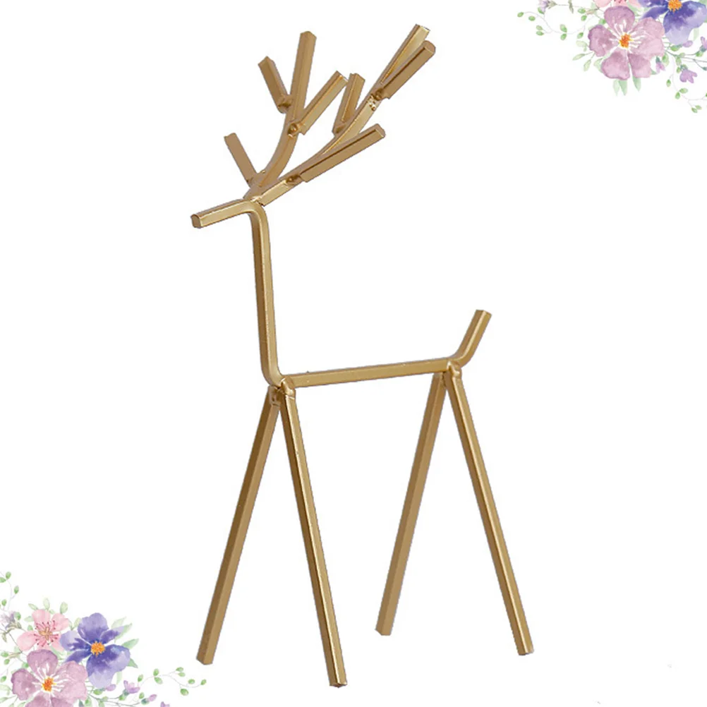 Iron Jewelry Rack Deer Ornaments Shape Furnishing Articles Decoration Craft Desktop Gold
Iron Jewelry Rack Deer Ornaments Shape Furnishing Articles Decoration Craft Desktop Gold